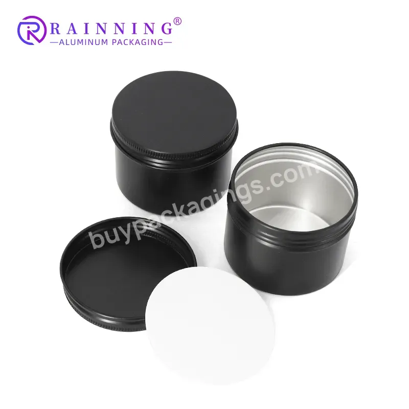 Factory Price Black Tin For Candle Metal Tin Can