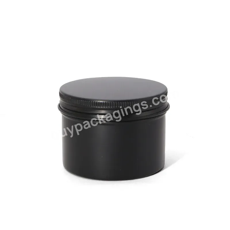 Factory Price Black Tin For Candle Metal Tin Can