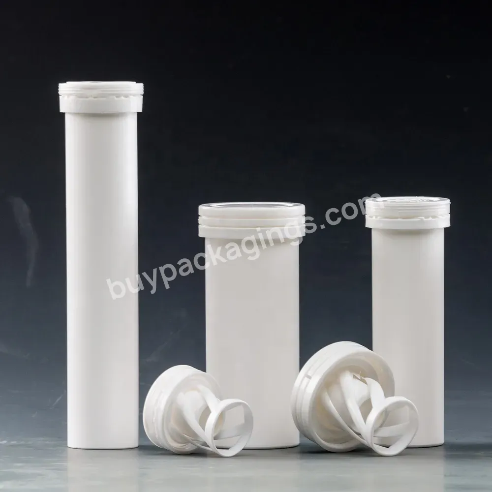 Factory Price Custom Color Packaging Empty Effervescent Tables Tube Vitamin Empty Plastic Tube And Closure With Desiccant