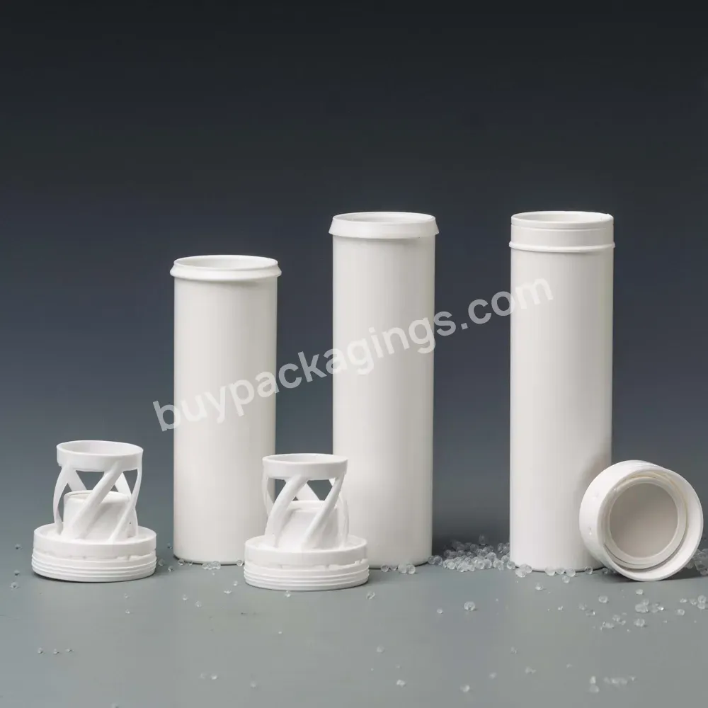 Factory Price Custom Color Packaging Empty Effervescent Tables Tube Vitamin Empty Plastic Tube And Closure With Desiccant