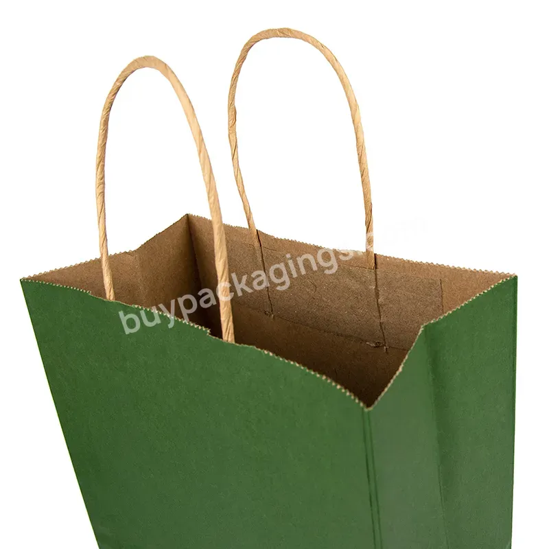 Factory Price Custom Kraft Paper Bag Personalized Paper Bags Kraft Colorful Kraft Paper Bag With Handle