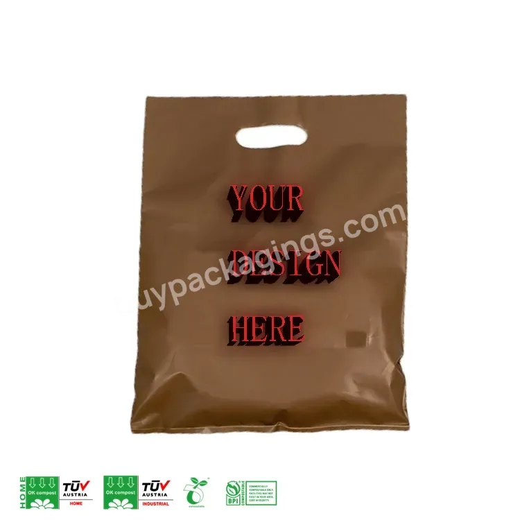 Factory Price Custom Logo Printed Ldpe Hdpe Plastic Biodegradable Die Cut Thank You Carrier Shopping Packaging Bags