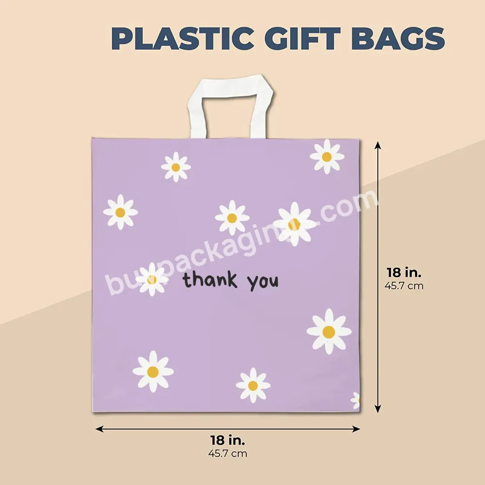 Factory Price Custom Logo Printed Ldpe Hdpe Plastic Die Cut Thank You Carrier Shopping Packaging Bags