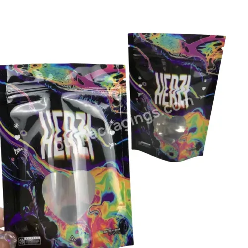 Factory Price Customized Printing Heat Seal Foil Ziplock Packaging Paper Food Gummy Sweet Candy Stand Up Pouches Mylar Bags