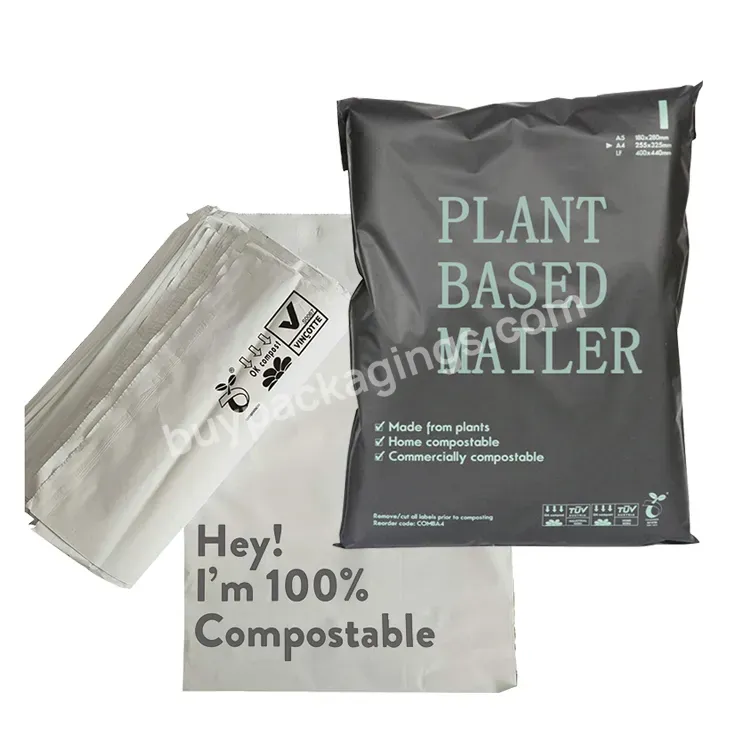 Factory Price Eco Friendly Plant Based Compostable Mailer Corn Starch 100% Biodegradable Plastic Shipping Mailing Bag - Buy Biodegradable Plastic Bag,Corn Starch Biodegradable Plastic Bag,Compostable Mailer Shipping Bag.