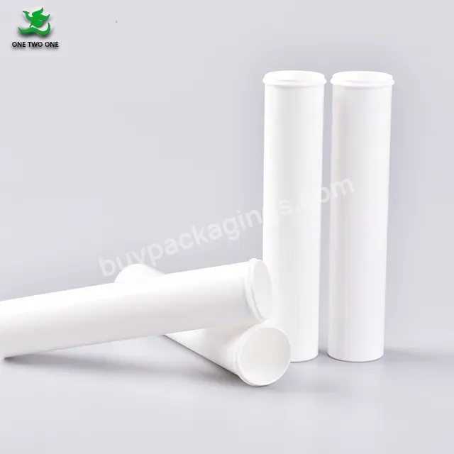 Factory Price Empty 144mm Length Desiccant Capbottle Apple Vinegar Effervescent Tablets Packaging Tube With Silica Gel