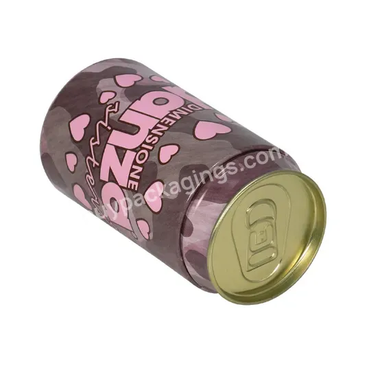 Factory Price Food Grade Beer Shape Towel Underwear Sock T-shirt Packaging Tin Cans