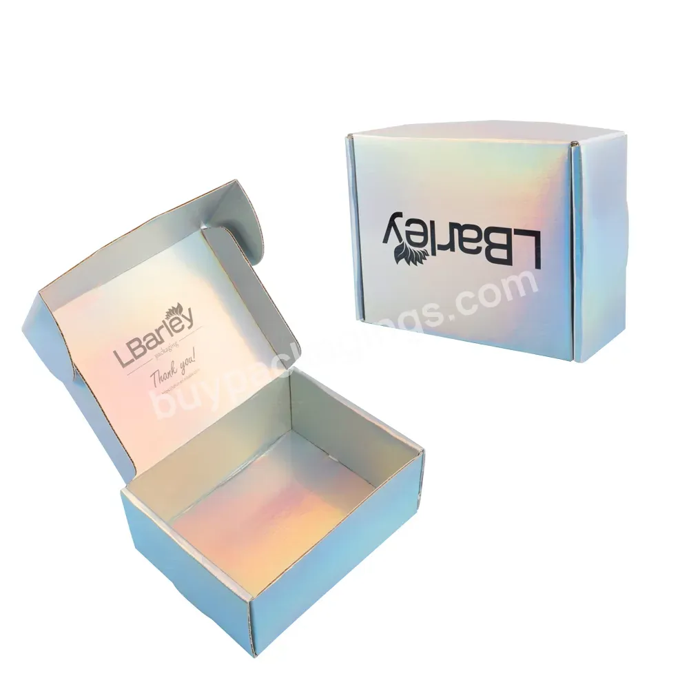 Factory Price Free Design Custom Rigid Cardboard Gift Shipping Boxes Empty Folding Laser Holographic Magnetic Packaging Box