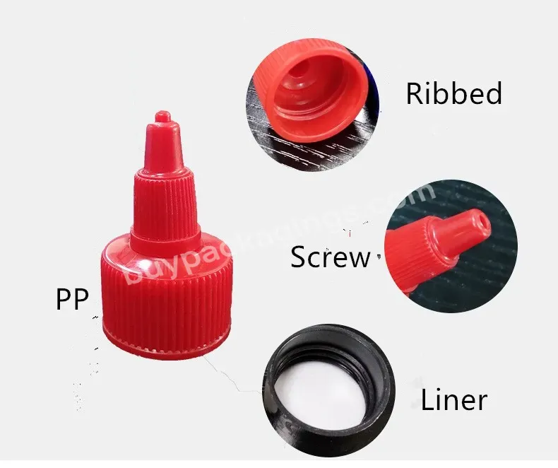 Factory Price Glue Ink Lubricating Oil Chemical Packaging Twist Spout Dropper Caps Nozzle Dropper Spouts Cap