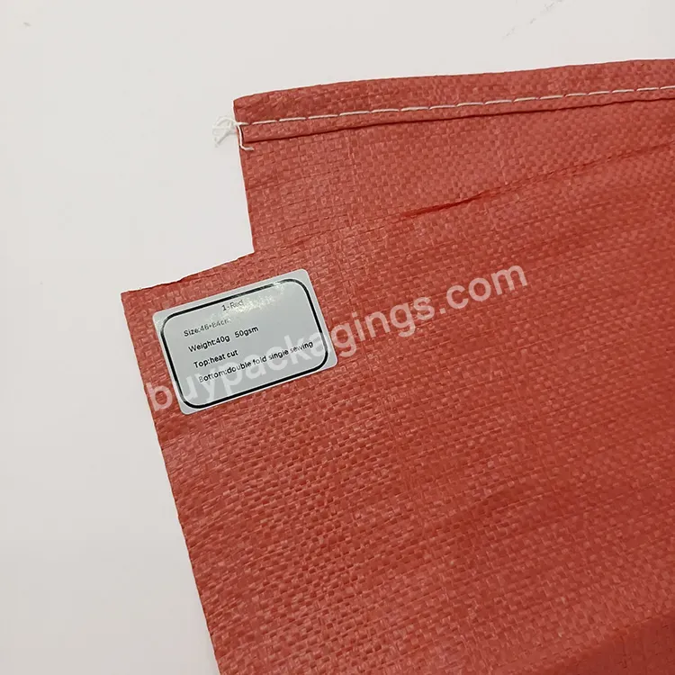 Factory Price Hot Sale 25kg 40kg 50kg Ad Star Bags Pp Block Bottom Bag Cement Bags Cement Sack
