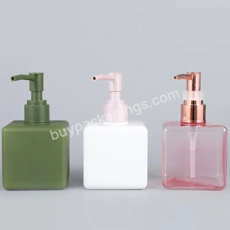 Factory Price Hot Sale Cosmetic Plastic Powder White Lotion Bottle Packaging With Lotion Pump