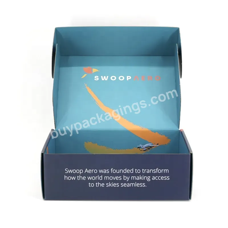 Factory Price Hot Selling Custom Logo Cosmetic Corrugated Packaging Mailer Box Shoes Shipping Box For Clothing And Shoes