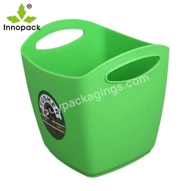 Factory Price Manufacturer Supplier Ice Bucket With Handle For Sale - Buy Bar Ice Bucket,Plastic Ice Bucket,Ice Buckets For Restaurants.