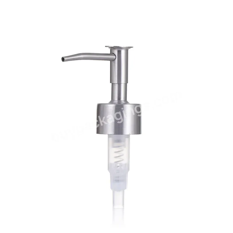 Factory Price Metal 28/400 304 Stainless Steel Lotion Pump Sprayer Hand Wash Soap Dispenser