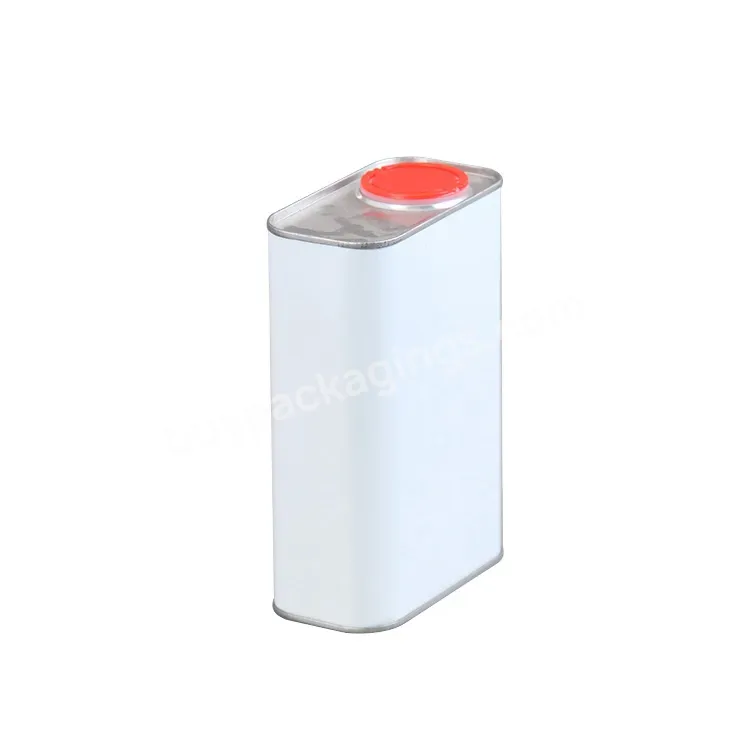 Factory Price Newest Custom Printing 2.5l/4 L/5l Rectangular Metal Tin Can For Paint Chemical Oil With Factory Prices