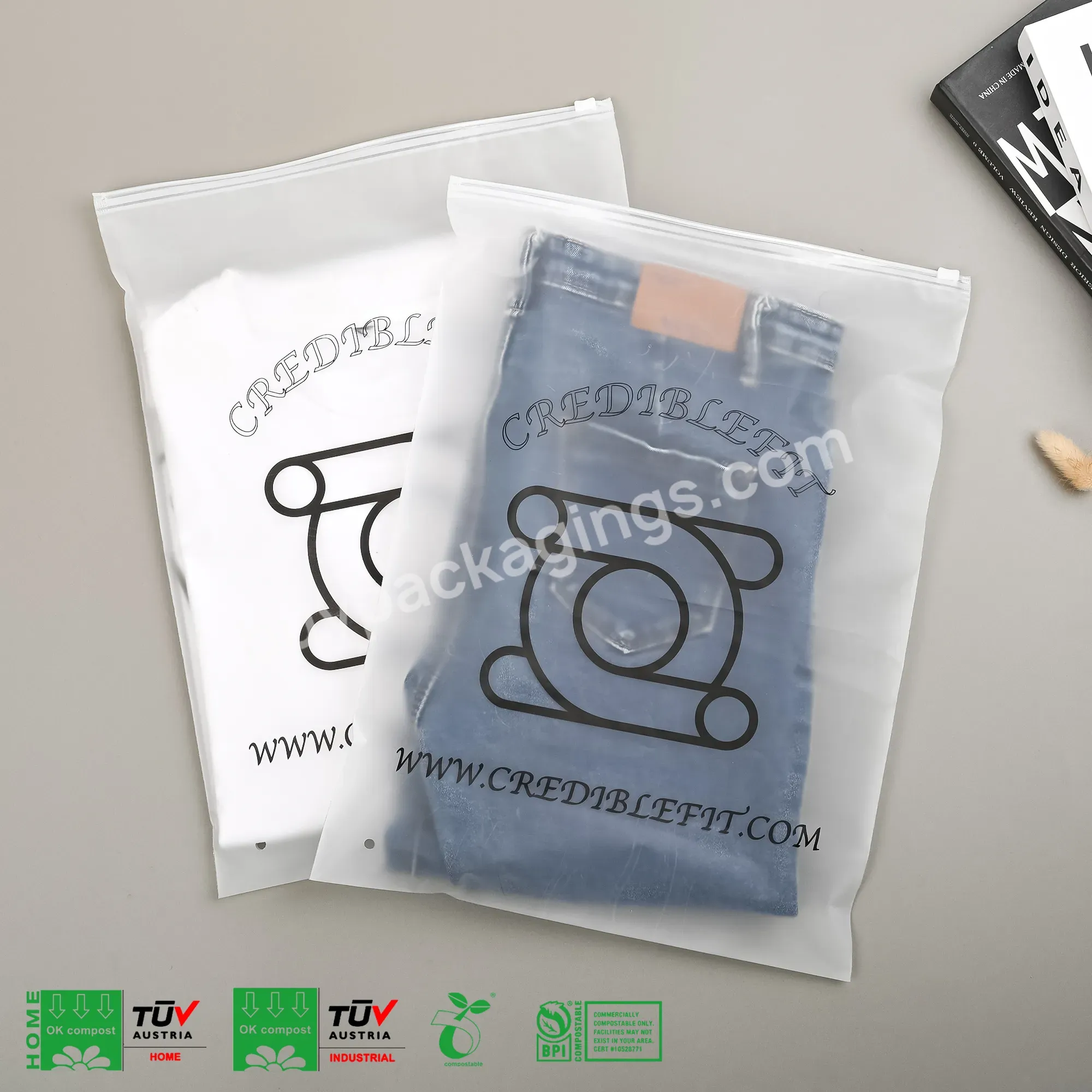 Factory Price Packaging Bags Zip Lock Reclosable Custom Frosted/transparent Plastic Zipper Bag Small Ziplock Bags