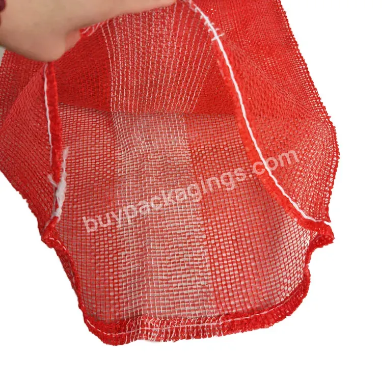 Factory Price Pe Vegetable Net Mesh Bag For Fruits Onions Potato