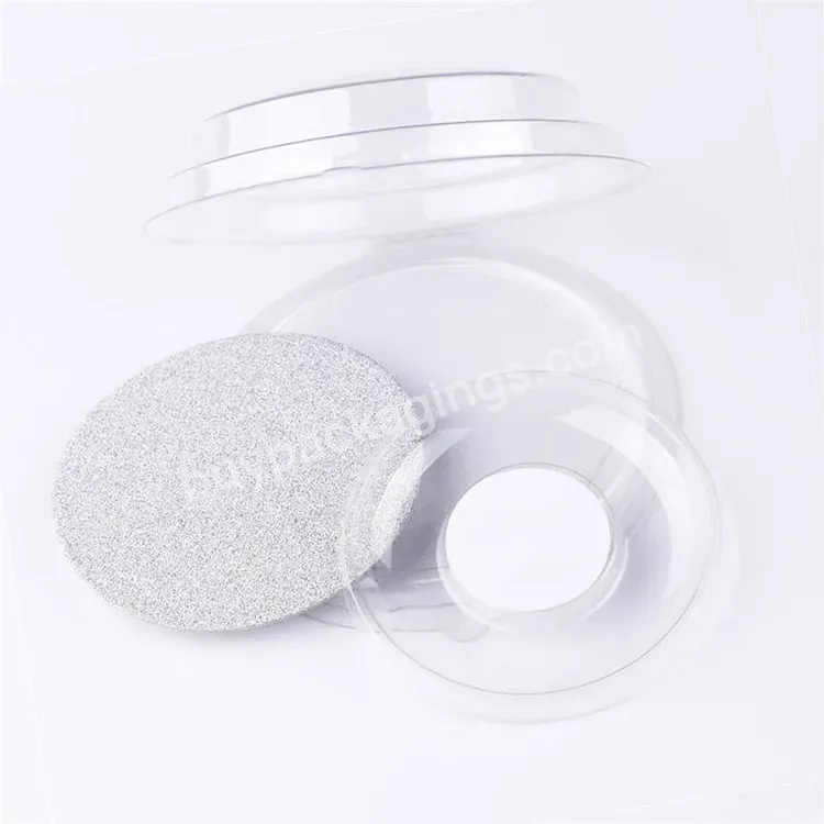 Factory Price Pet Blister Plastic Round Clear Eyelash Tray Accept Custom - Buy Round Clear Eyelash Tray,Tray Eyelash Boxes,Round Eyelash Tray.