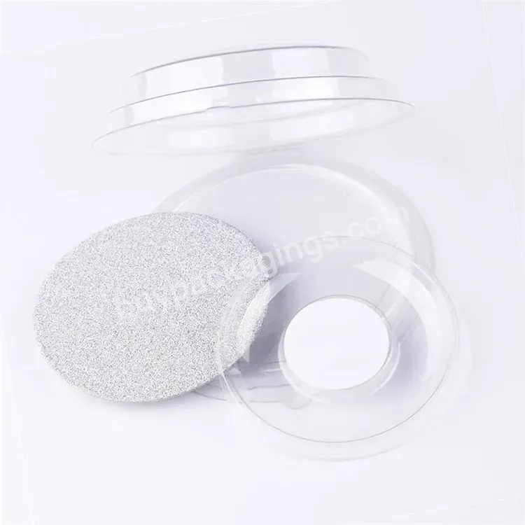 Factory Price Pet Blister Plastic Round Clear Eyelash Tray Accept Custom