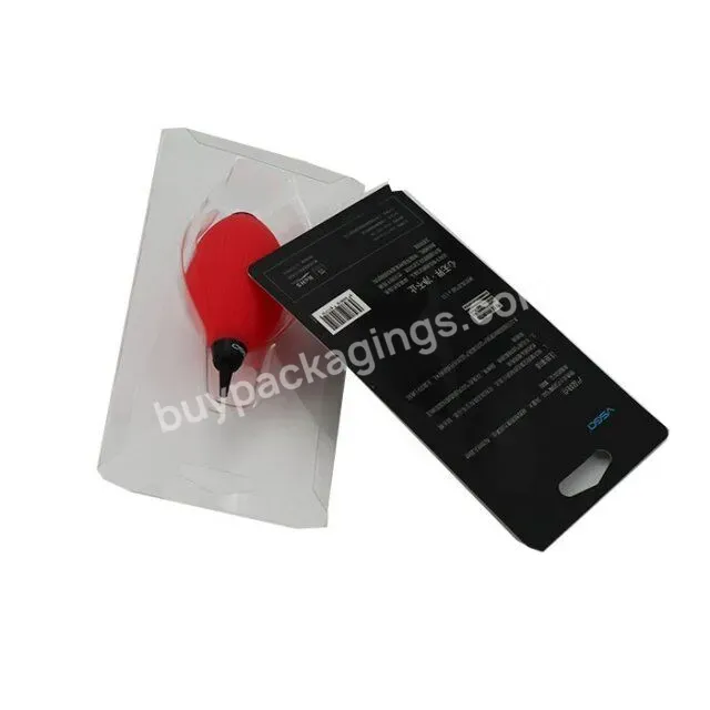 Factory Price Pet Plastic Clamshell Blister Vacuum Electronic Packaging Transparent Slide Packs For Computer Mouse