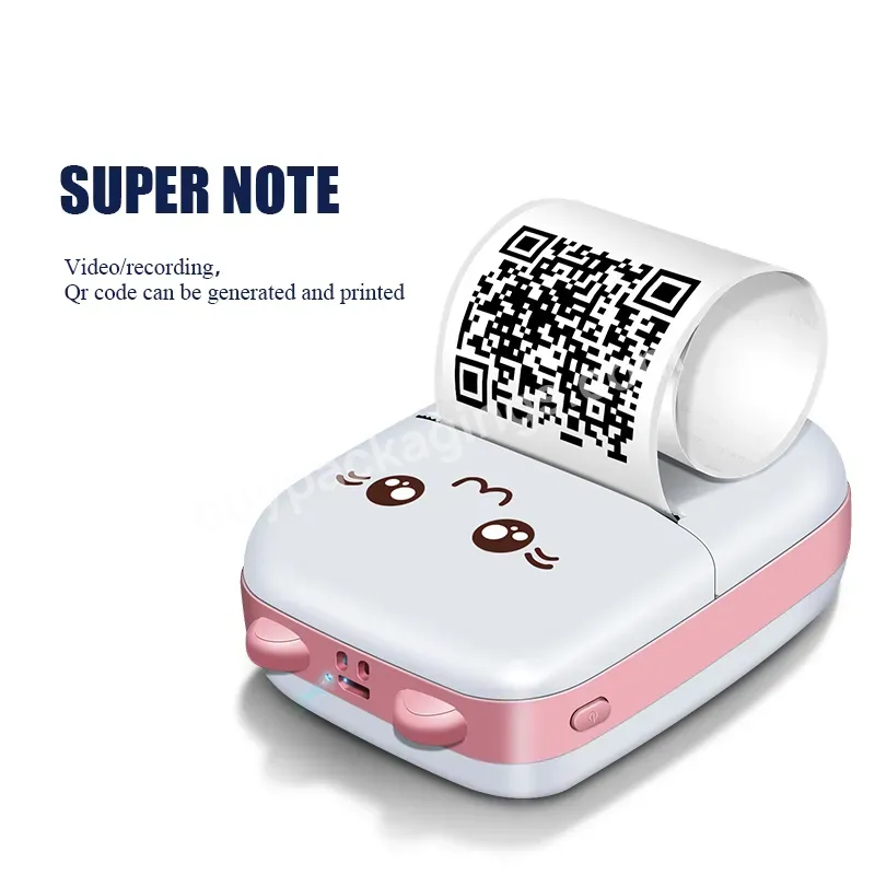 Factory Price Portable Cash Register Mini Printer Best Boy Girl Pocket Printer Kids Printer Study Errors Photo Office Label