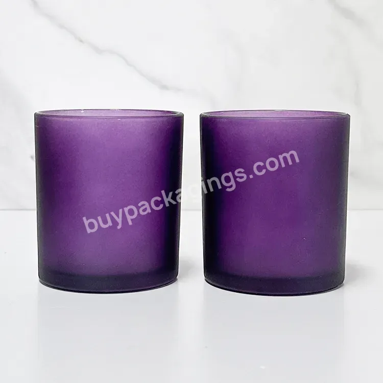 Factory Price Three Models Large Medium Small Custom Logo Printing Glass Candle Jar With Metal Lid