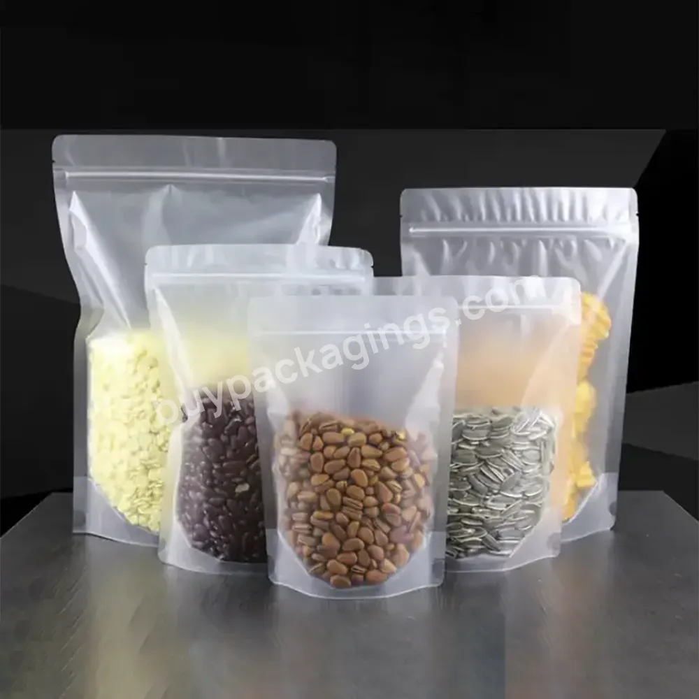 Factory Price Wholesale Different Color Size Plastic Zipper Stand Up Fitness Use Protein Powder Packaging Bags