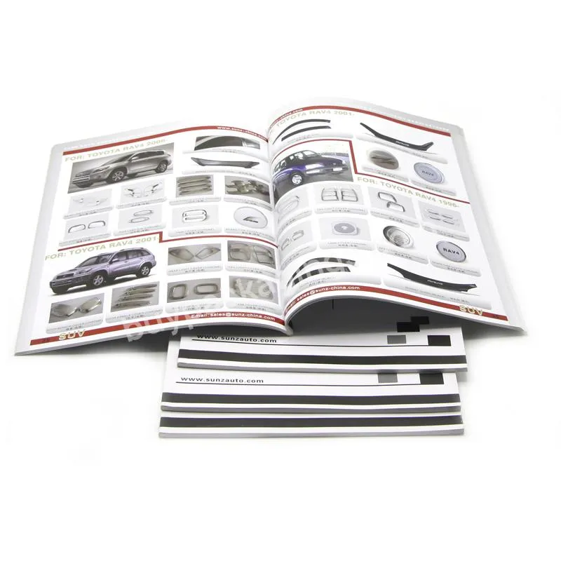 Factory Printed Cataloguser Manual Color Brochure Offset Printing Glossy Art Paper 2 Days Brochure Printing