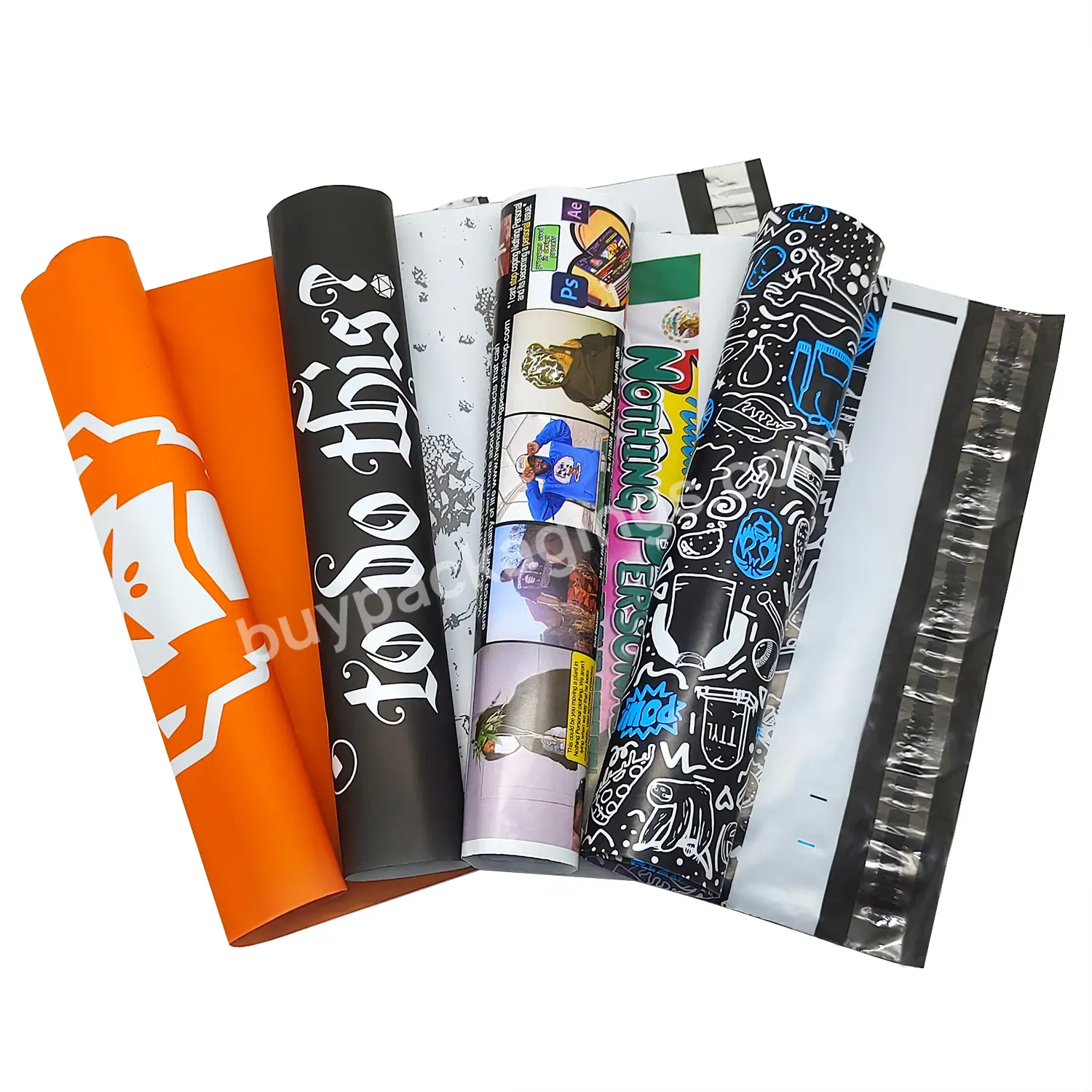 Factory Printed Logo New Material Waterproof Customized Polymailer Mailer Courier Pouch Poly Mailer Mailing Bags