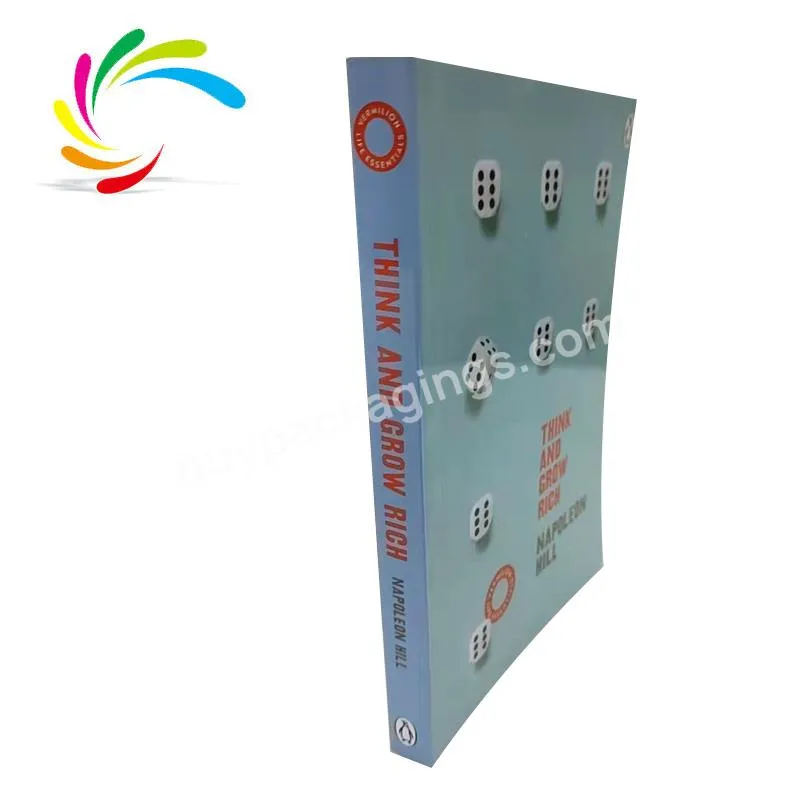 Factory printing eco-friendly stock books think and grow rich english best novels products bulk book printing