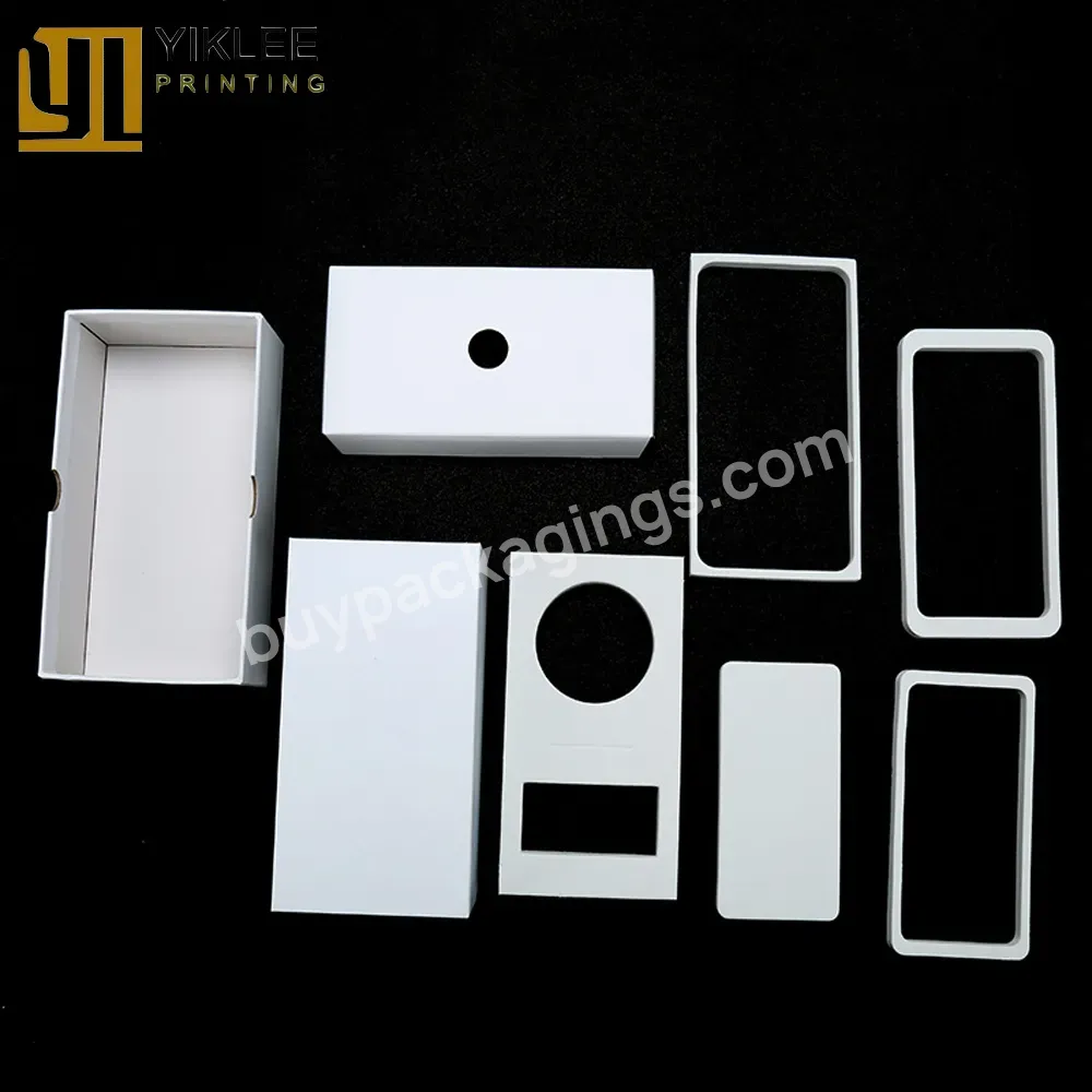 Factory Printing Wholesale Cardboard Boxes For Packaging Mobile Phone Case Accessories Packing Box Lid And Base Box
