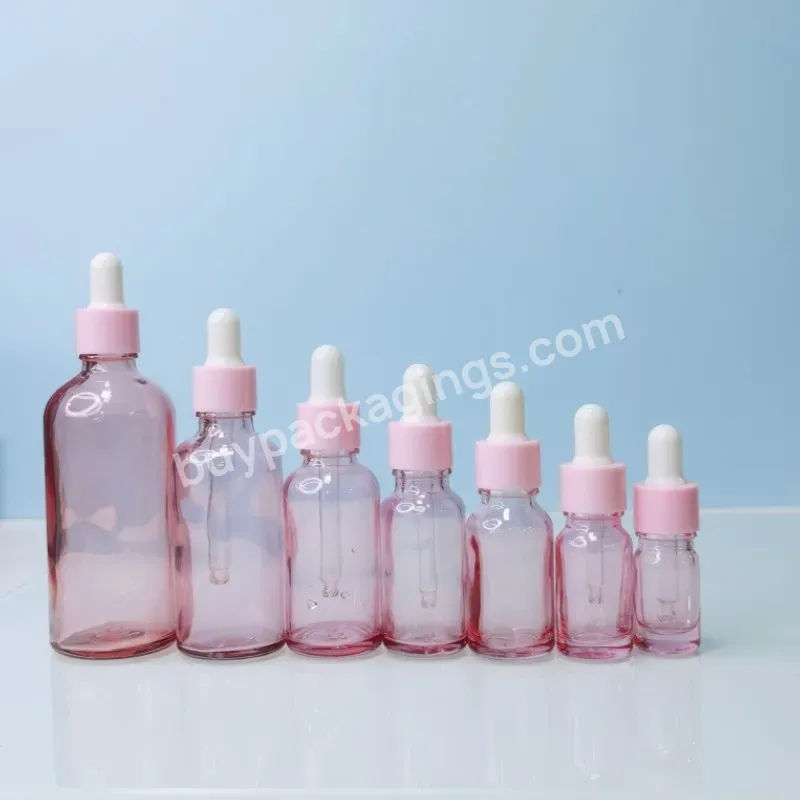 Factory Produced Empty Essential Oil Bottle Glass Dropper Bottle Cosmetics Glass Oil Bottle Dropper