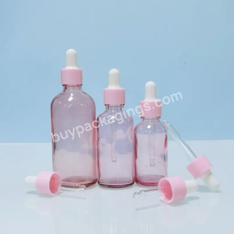 Factory Produced Empty Essential Oil Bottle Glass Dropper Bottle Cosmetics Glass Oil Bottle Dropper