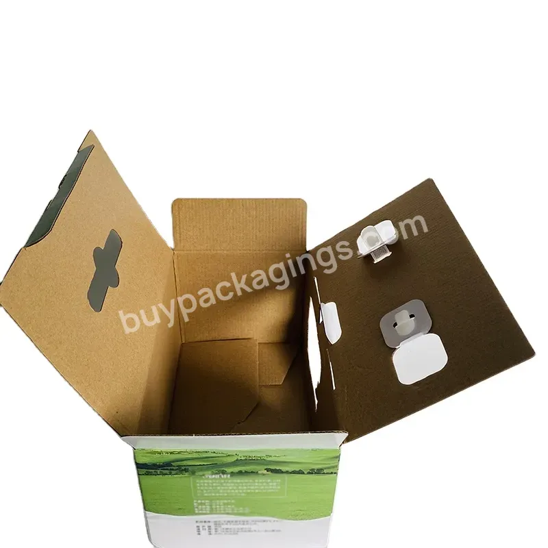 Factory Production Rigid Custom Milk Carton Shipping Corrugated Paper Packing Box