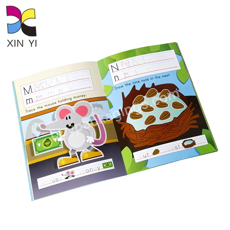 Factory Professional Custom Oem Early Learning Softcover Books For Kids