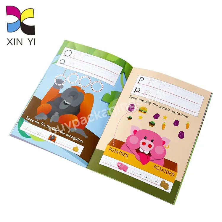 Factory Professional Custom Oem Early Learning Softcover Books For Kids