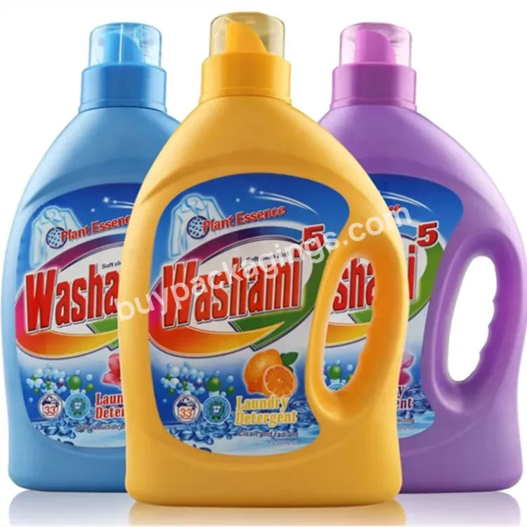 Factory Provide Plastic Fragrance Washing Powder Detergent Liquid Soap Laundry Bottle