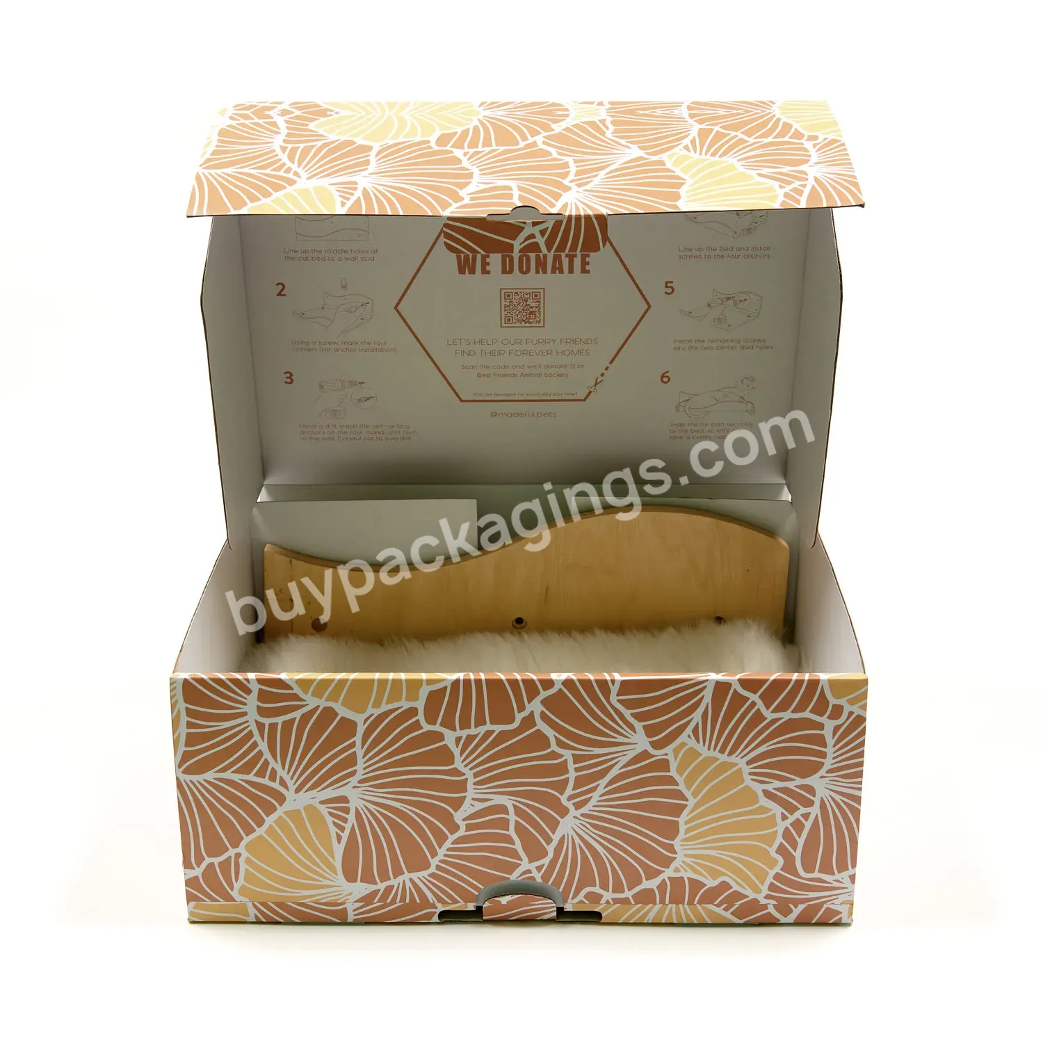 Factory Reasonable Price Paper Box Packaging Cosmetics Kraft Paper Shipping Box Ready Made Corrugated Mailer Box