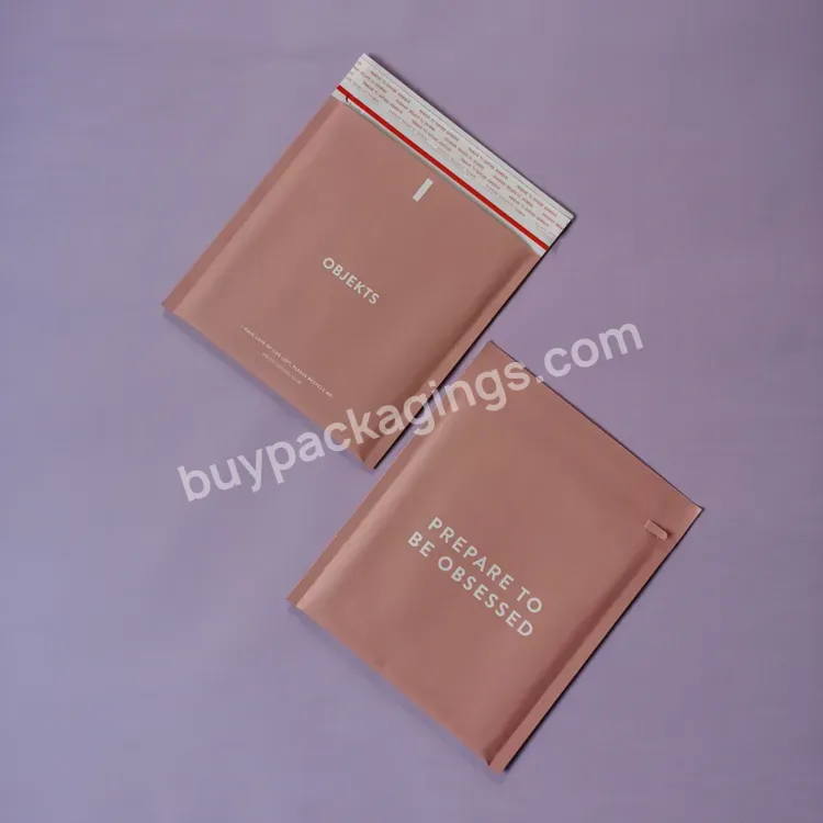 Factory Recyclable Bubble Mailing Envelopes Small Padded Envelopes Pink Paper Bag