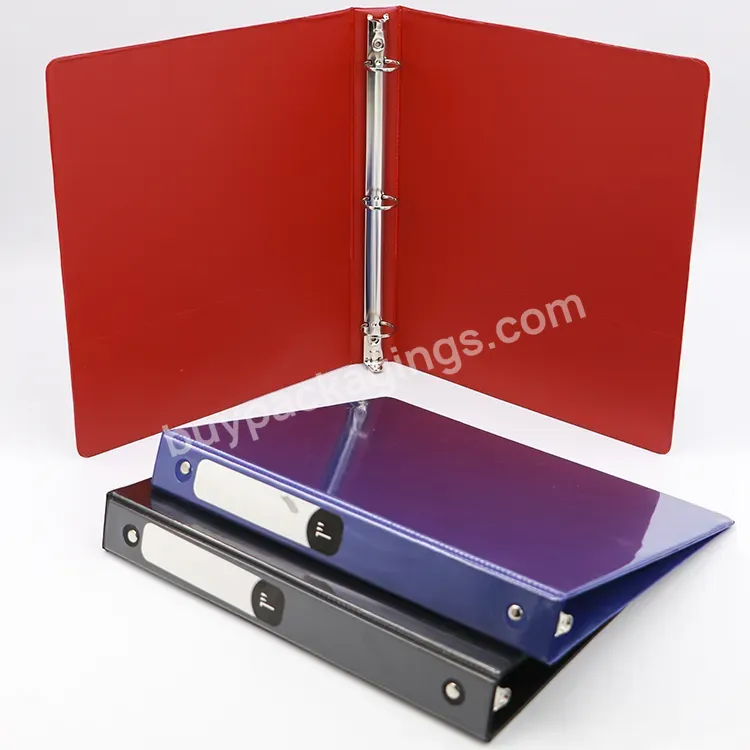 Factory Retail Portfolio A4 File Organizer Magazine File Holder Spring Binder Folder 3 Ring Binder Folder