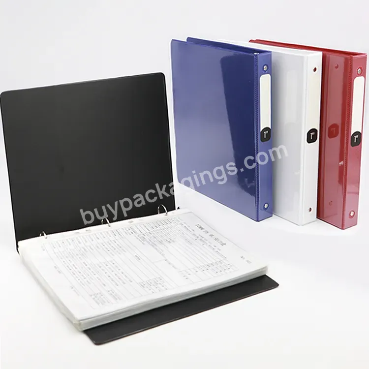 Factory Retail Portfolio A4 File Organizer Magazine File Holder Spring Binder Folder 3 Ring Binder Folder