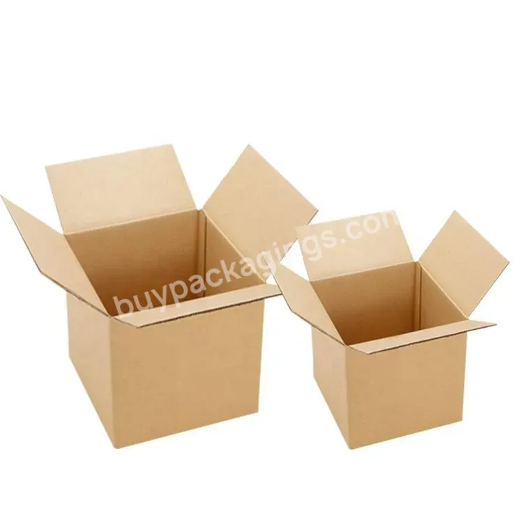 Factory Sale Customized Logo Corrugated Cardboard Packaging Shipping Carton Boxes