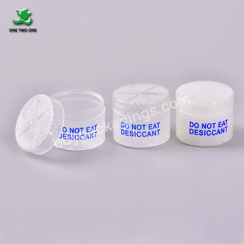 Factory Sale Medical Grade Silica Gel Canister 1g Silica Desiccant In Cylindrical Bottles