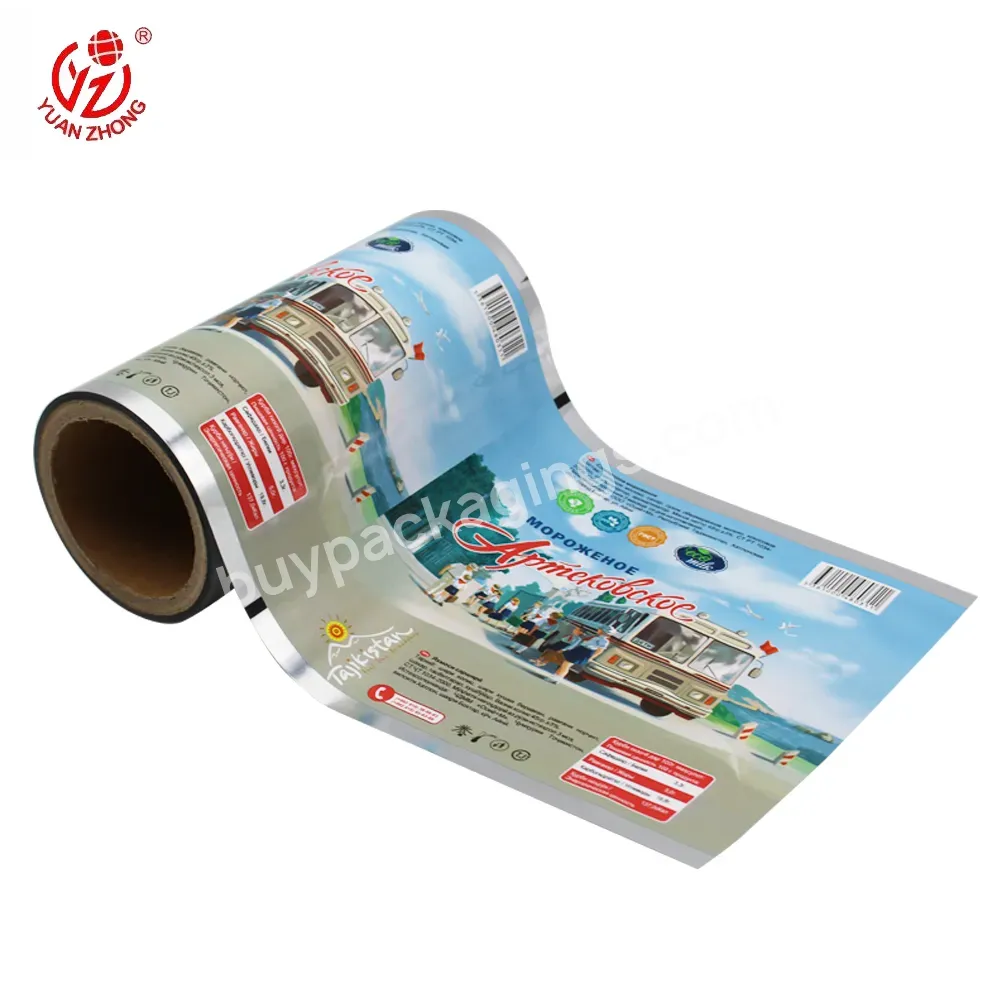 Factory Sale Oem/odm Printed Food Grade Popsicle Wrapper Packaging Ice Cream Pop Popsicle Plastic Packaging Pouch Bag