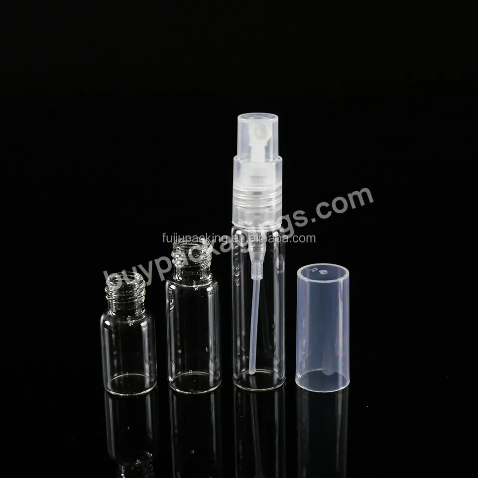 Factory Sell Refillable Perfume Atomizer 10ml Travel Small Pump Perfume Glass Spray Atomizer Glass Vail Bottle