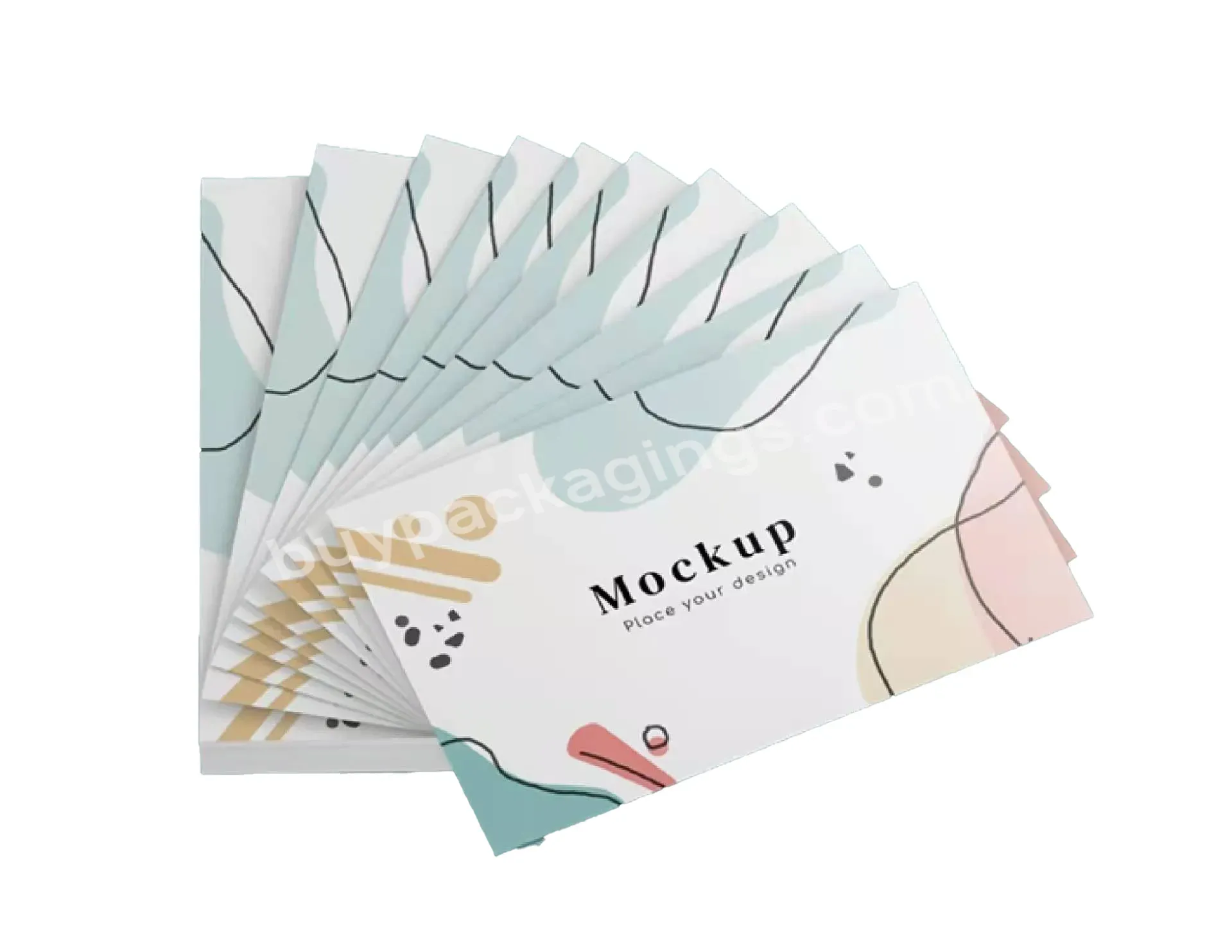 Factory Special Low Moq Rts Spot Sales Standard Size Business Card Coated Paper Laminated Color Printing Business Card 100pcs