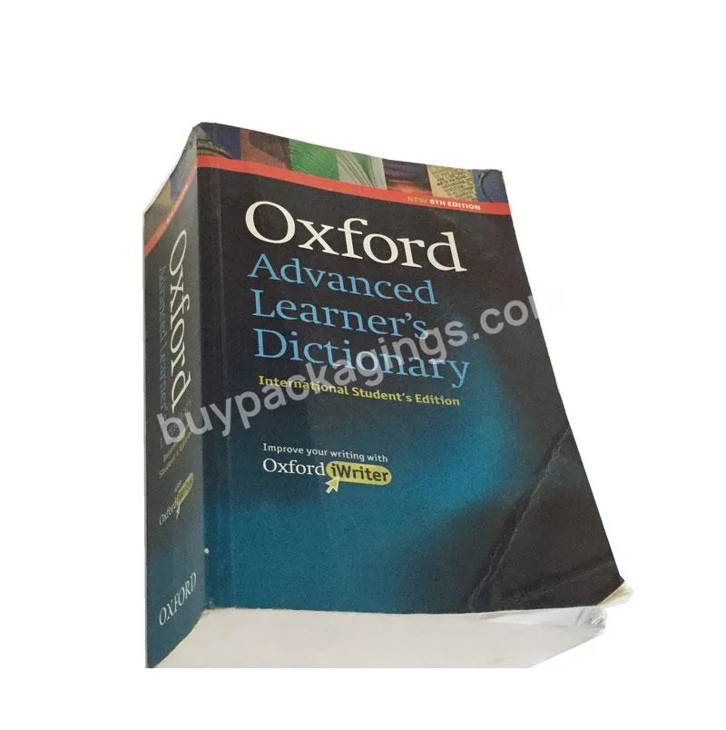 Factory supplier cheap paperback longman dictionaries printing