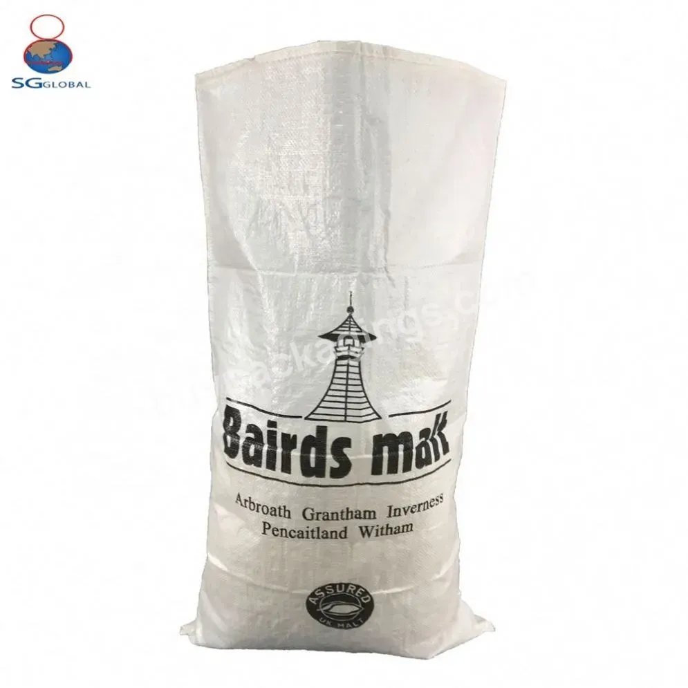 Factory Supplier Laminated Pp Woven Bags Polypropylene Food Salt Rice Seed Flour Packaging Sacks With Logo