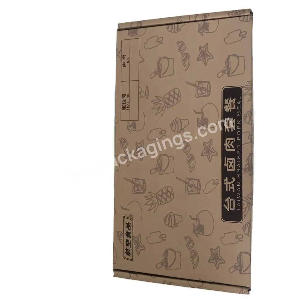 Factory Supplier Paper Lunch Box Biodegradable Kraft Take Out Container Food Box For Restaurant Salad Takeaway