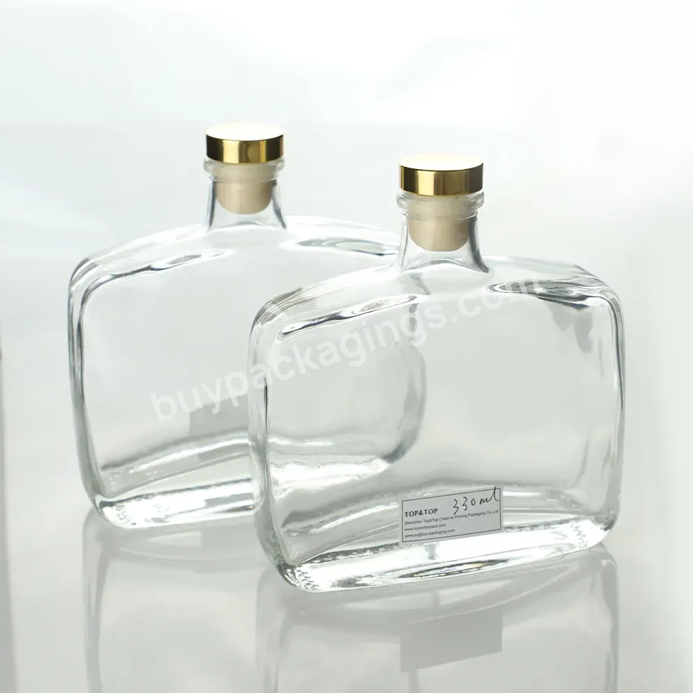 Factory Supply Botella Difusor Empty Reed Diffuser Glass Bottle 100ml 150ml 200ml 330ml Reed Diffuser Bottle With Stick And Box